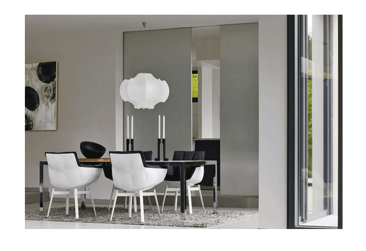 Стул design.m家具 husk armchair玻璃钢稻壳扶手椅金属烤漆个性休闲椅