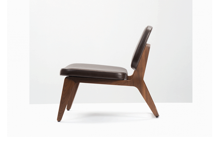 Design.M Gỗ rắn Bắc Âu thiết kế nội thất ghế mặt trăng / ghế văn phòng bán hàng ghế xoay