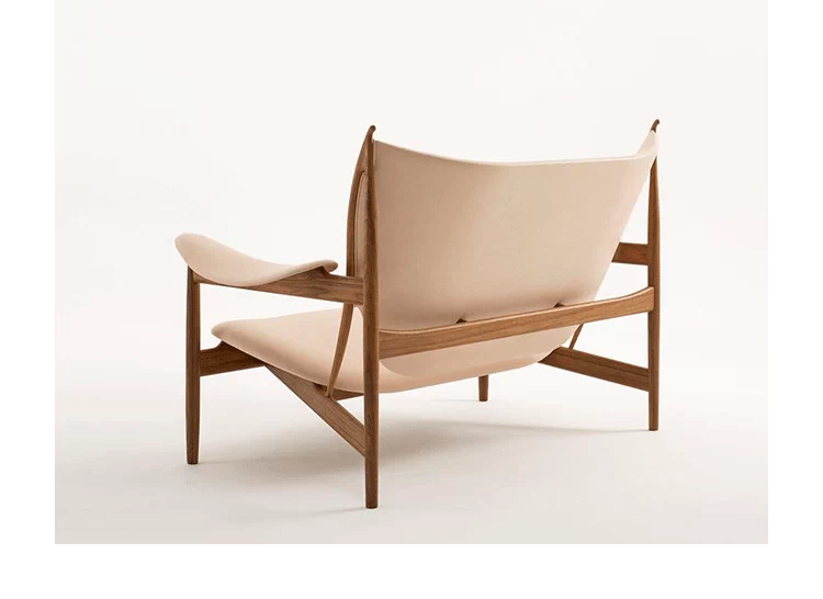 Design.M Thiết kế nội thất gỗ rắn Bắc Âu Ghế bành chính Ghế ăn Emirates Ghế ăn