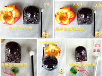 Buddhist and Taoist supplies puja instruments wooden fish Buddhist supplies synthetic wooden fish reddish-brown wooden fish