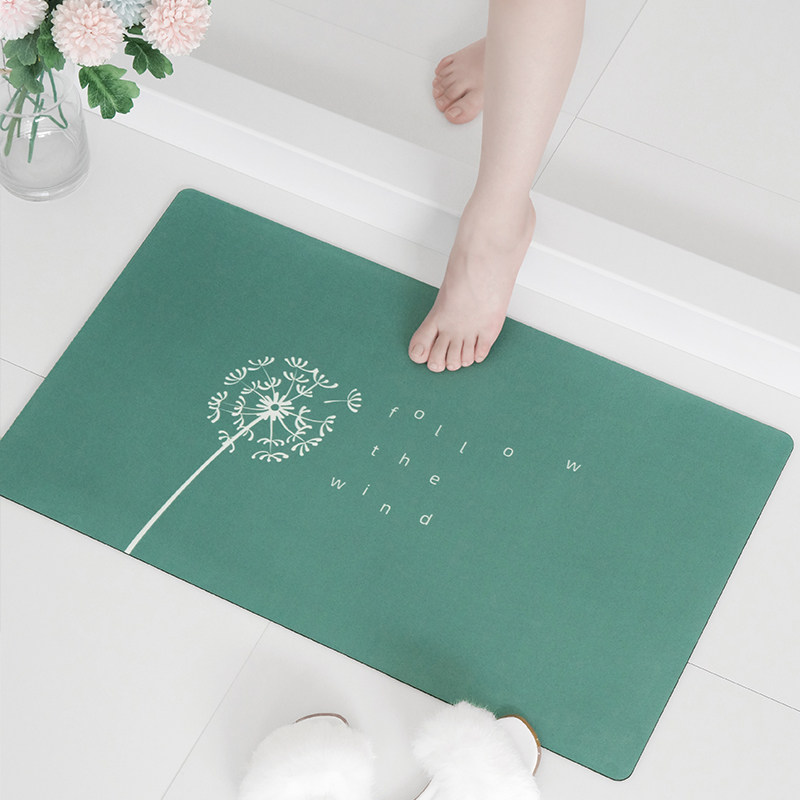 Floor mat bathroom toilet toilet super non-slip absorbent door mat carpet door mat powder room door mat