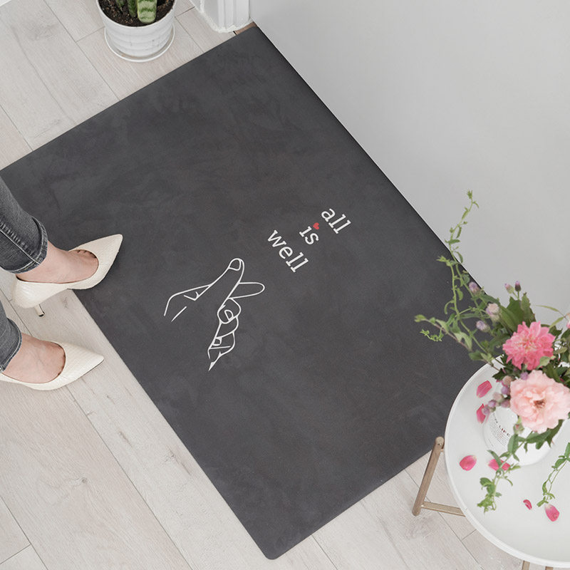ykmore entry door mat entry door mat entry door carpet absorbent non-slip household mat entry foot pad
