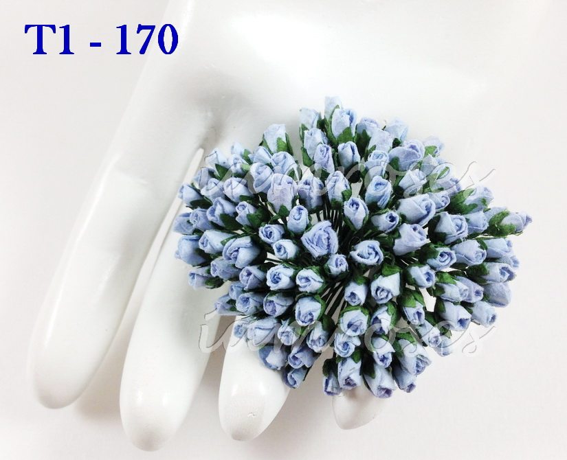 Handmade Sampi Paper Flowers T1 Mini Rose Flower Buds Monochrome 10 Multi-color Optional-Taobao