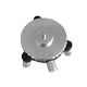 Level meter fine-tuning base wall meter floor meter rotating triangle universal adapter chuck 12-wire bracket accessories
