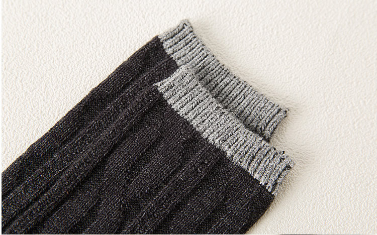 Vớ cao đến đầu gối bằng cotton cotton thỏ cashmere vớ mùa thu và mùa đông ấm vớ dày vớ len Phụ nữ Nhật Bản vớ tất chân