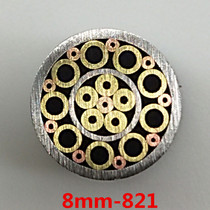 8 mm Mosaic Rivet Shank Material Diy Rivet Cutter Patch Accessories Slingshot Flowers Nails 821