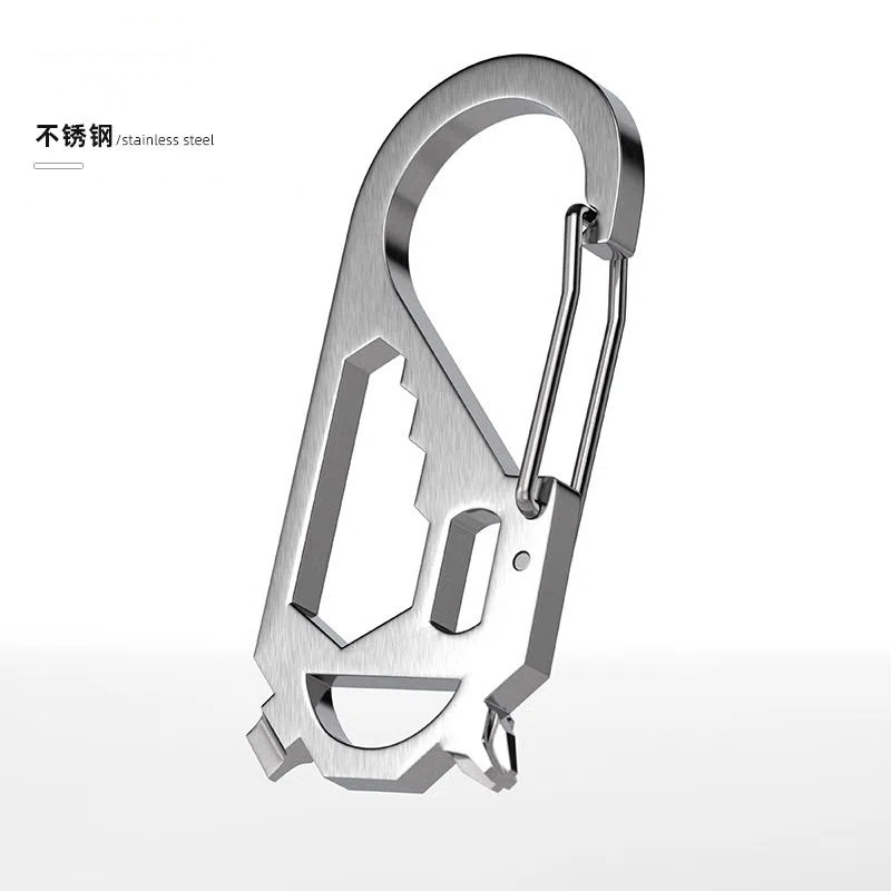 Stainless Steel Multifunctional Screwdriver Keychain Creative Car Key Pendant Men's Waist Hanging Portable Tool Wrench Stainless Steel Multifunctional Screwdriver Keychain Creative Car Key Pendant Men's Waist Hanging Portable Tool Wrench