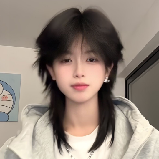 Wolf tail mullet head wig, unisex, medium and long hair, fashionable atmosphere, cool and handsome, unisex style, tailed full wig