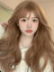 Wig female long hair Internet celebrity same style water ripple long curly hair sweet cute fluffy natural simulation full headgear style