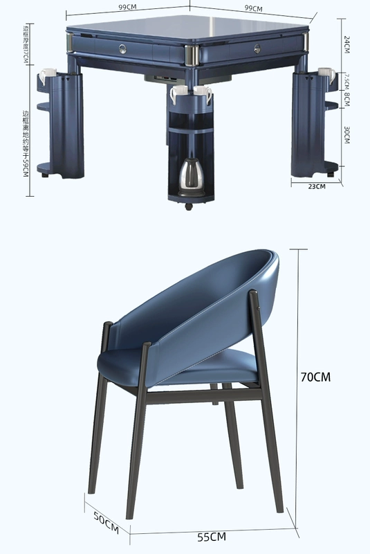 Jiangmeng S3 series máy mạt chược thông minh nhà hoàn toàn tự động điện mới bàn mạt chược ghế bass bàn ăn kép sử dụng