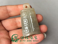 Украшения на руку 古玩玉器杂项收藏玉器天然玉石岫玉仿古编钟玉佩挂件老古董老物件