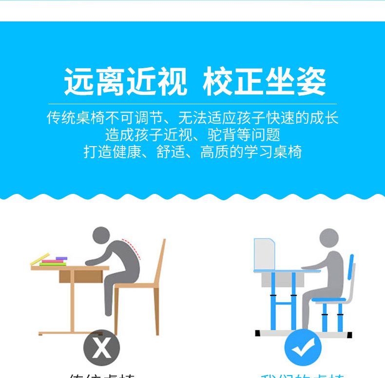 Bàn học cho trẻ em Bàn học đơn giản tại nhà học sinh tiểu học Bàn viết và ghế đặt tủ sách kết hợp bé trai - Bàn bàn gấp