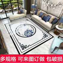 Corridor Tiles Parquet Floor Tiles New Chinese Living Room Genguan Aisle Brick in the door Water Knife Plot Floor Brick Carpet Brick