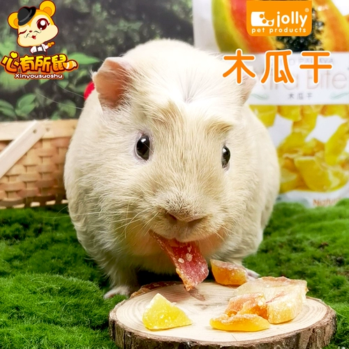 Бесплатная доставка Jolly Papaya сушеные закуски кролика Chinchilla Голландская свинья кормление морской свиньи зерна хомяка, чтобы помочь удалить волосы