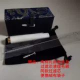 Рога Табак 9 мм активированный углеродным гравием, двойная фильтрация типа ядра, тип с ядром, сигарета с сигарет с сигарет с белой резьбой из слоновой кости, сигарета