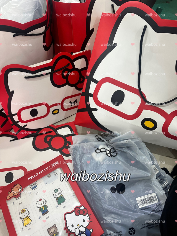 Aeae X Hellokitty Collaboration Collection: 26Fw Autumn/Winter Short-Sleeved Hoodies, Sweatshirts, Pants, and T-Shirts