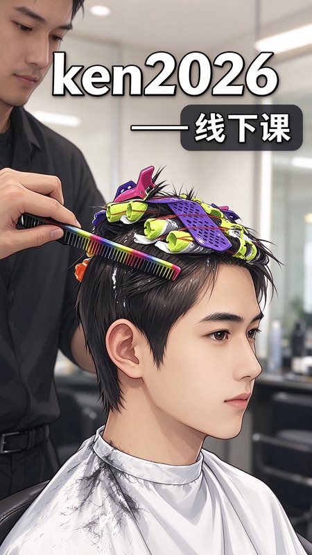 Ken's Offline Classes ——In the Second Half of 2026, the Version Includes 4 Types of Haircuts and Styling