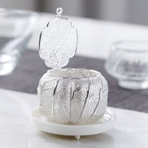 Storystyle 999 Pure Silver Tea Lattice Cooking Tea Liber Live Water Purification Filtration Septuagenary Black Tea Green Tea Tea Strainer Silver Tea Ball