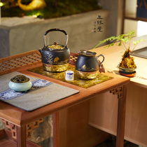 Three-edge hall fully automatic water electric kettle 316 stainless steel boiling kettle cooking tea tea special high-end tea track