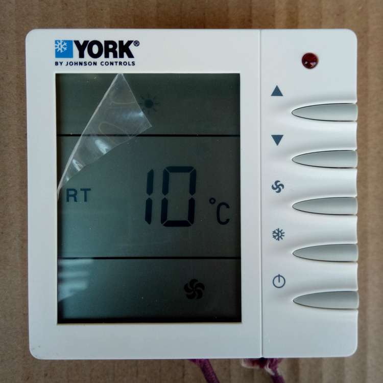 York central air conditioning ventilator coil liquid crystal temperature controller temperature-controlled switch temperature controller TMS2000DB