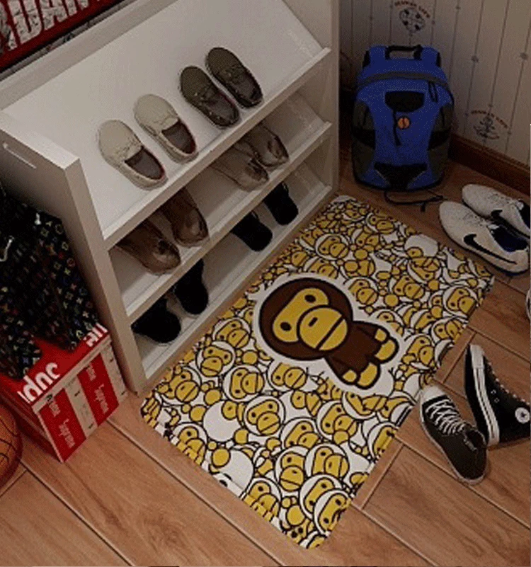 Thương hiệu thủy triều Harajuku bape stussy chung thảm ape khỉ sọ hip-hop chơi thảm ngụy trang - Thảm