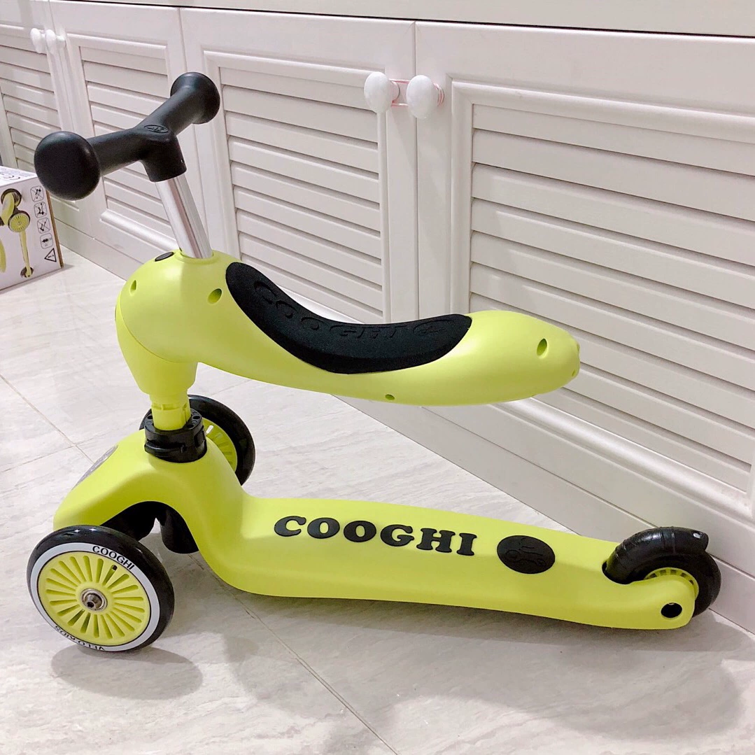 Xe tay ga cho trẻ em có thể ngồi và đi xe máy 3 bánh cho trẻ em xe tay ga 1-2-3-6 tuổi - Smart Scooter