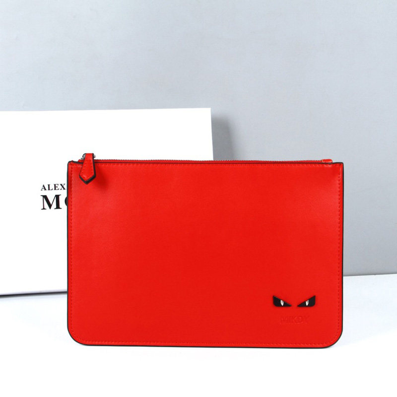 2021 new European and American men's fashion handbags men's leisure envelope handbags with luxury bags red female clips