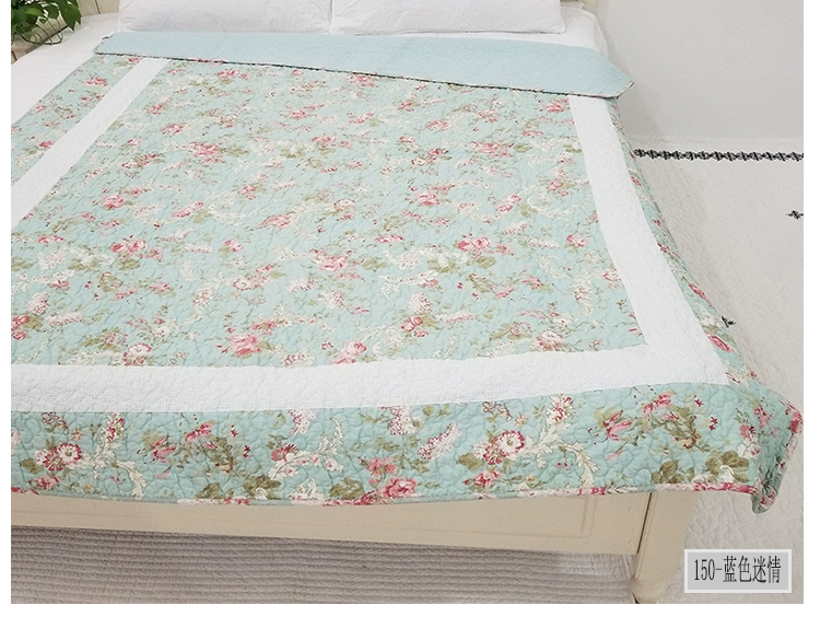 Cotton mùa thu và mùa đông chăn bông có thể giặt được sử dụng hai lần quilting bằng bông đơn nệm đôi giường Hàn Quốc ga trải giường 2mx2m2