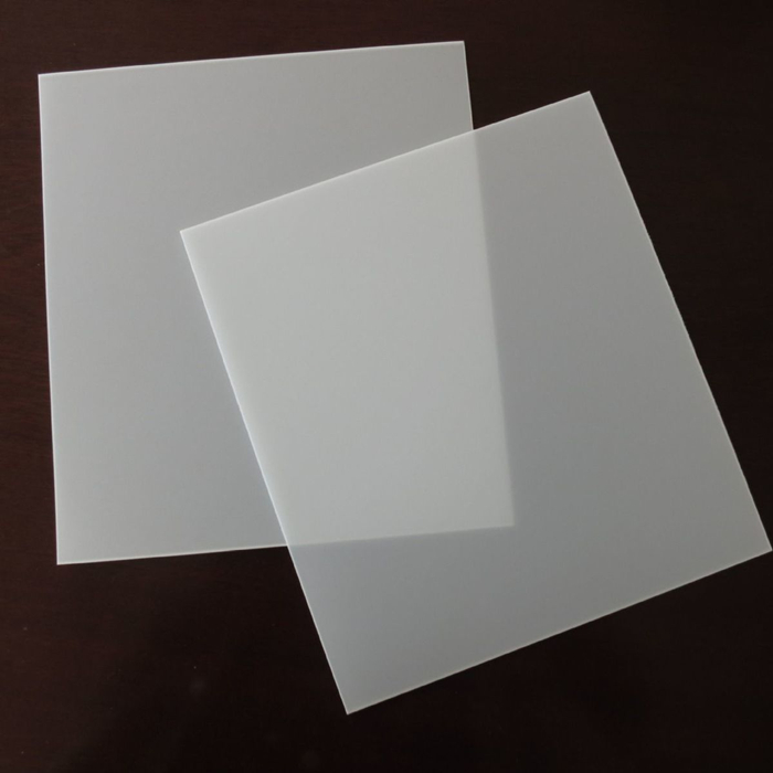 High transparent transparent acrylic lampshade Light diffusion plate Suspended ceiling aisle elevator Milky white matte led artificial