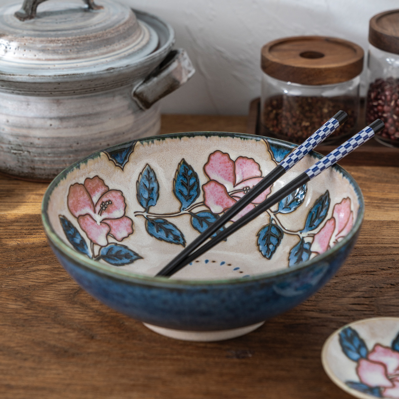 Meinung burn to use imported from Japan hand - made and wind to use plate ceramic tableware portfolio plant flowers platter
