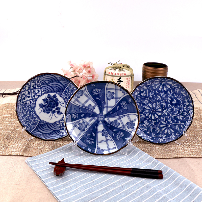 Meinung'm under the glaze color salad bowl imported from Japan and wind ceramic household food dish snack plate of fruit bowl