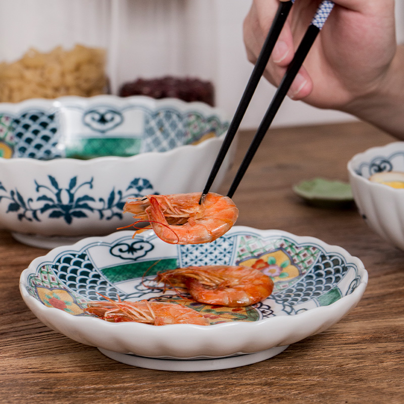 The use of a single rice bowls contracted pumpkin Bowl of creative gift suit move ceramic Bowl dish combination suit household
