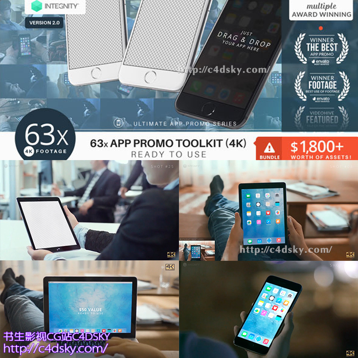 AE模板特色标签:技术的标志，高科技，标志，标志，标识，现代技术、波，Videohive 20466822 Technology Logo, hi-tech, logo, logo reveal, logotype, modern, technology, wave 