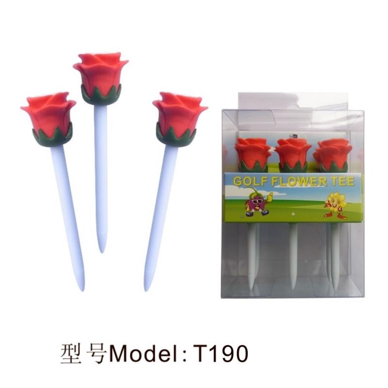 Caiton golf nail golf ball tee tee shot tofruit patterned plastic colour ball TEE accessories-Taobao