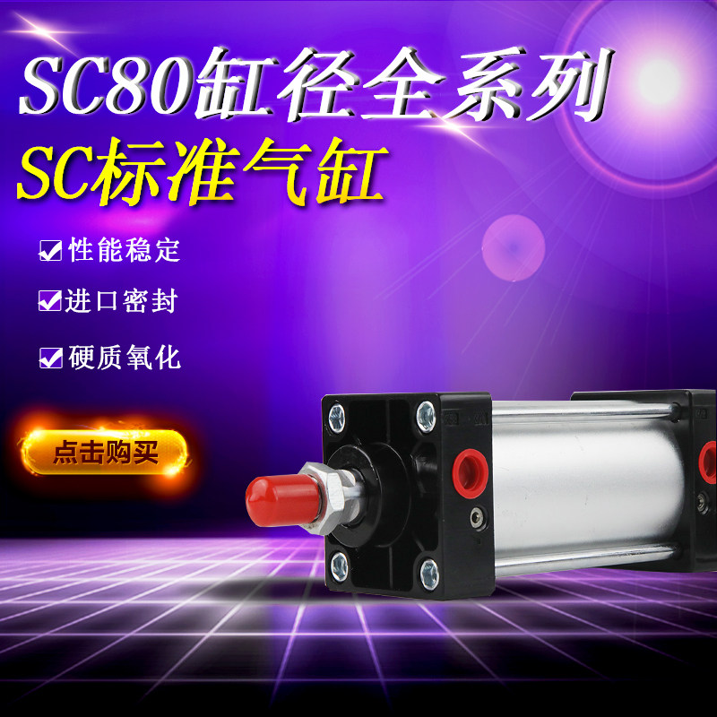 Standard cylinder 80 cylinder SC80X25X5X75X100X125X150X175X200X300X400X500