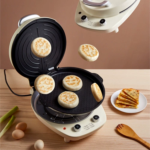 Маленькая медведя электрическая пекарня Электрическая торт мебель с двойным нагревательным блинчиком.