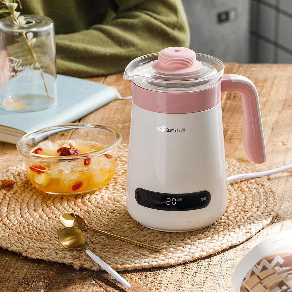 Little bear health cup electric heating cup electric cooking cup automatic portable travel porridge small stewing cup electric stewing cup heating water cup