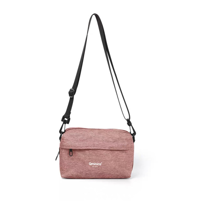 Qminica ເດີນທາງ crossbody bag ຫນັງສືຜ່ານແດນກາງແຈ້ງ ຖົງຫນ້າເອິກ ຖົງເກັບຮັກສາອະເນກປະສົງ ຖົງບ່າເດີນທາງທຸລະກິດຄູ່