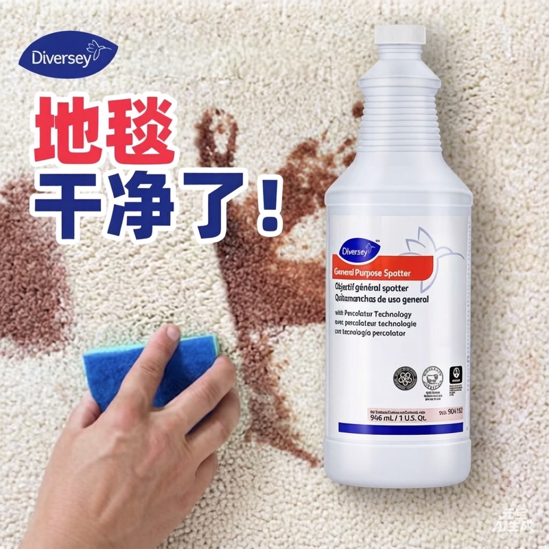 Diversey Taihuashi All-Purpose Stain Remover 101109763 Carpet Stain Removal Cleaning Removes Oil Stains and Coffee Stains Diversey Taihuashi All-Purpose Stain Remover 101109763 Carpet Stain Removal Cleaning Removes Oil Stains and Coffee Stains