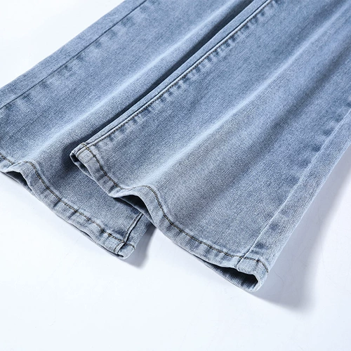 Мегафон, весенние джинсы, штаны, приталенные штаны-клёш, 2025 года, новая коллекция, высокая талия, облегающий крой, подходит для подростков