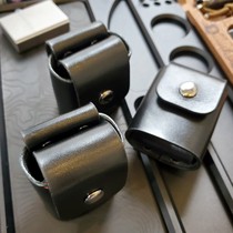 Universal Armor Steel Fire Founder Lighter Leather Case EDC Handmade Customized Vegetable Tanned Cowhide Retro Magnetic Waist Hanger