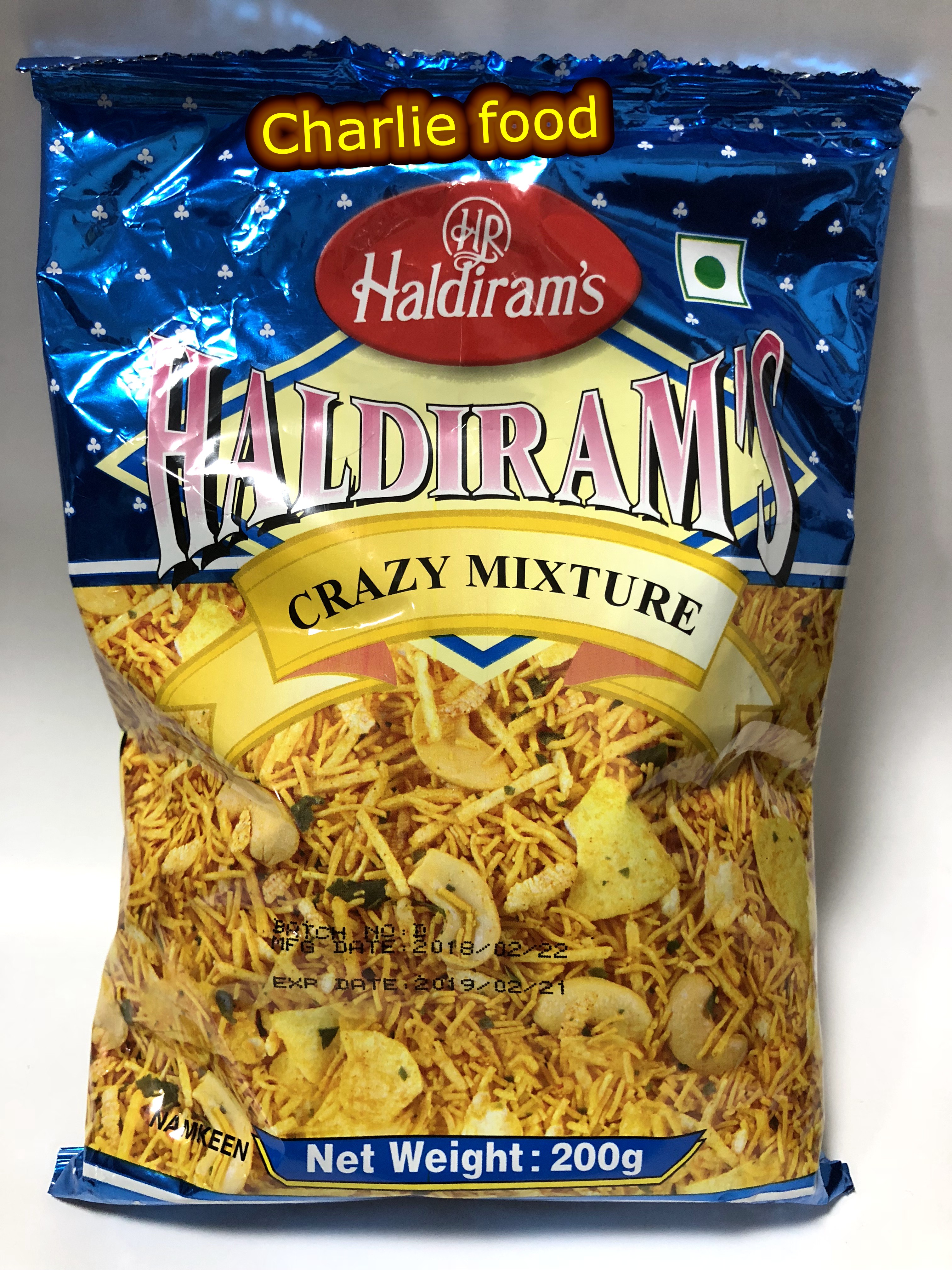Haldiams snacks India imports snacks crazy mixture 200g delivery free