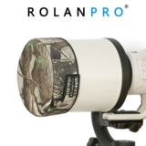 Крышка камуфляжной линзы ROLANPRO. Настраиваемая крышка телеобъектива. Зеленая крышка капюшона для джунглей.