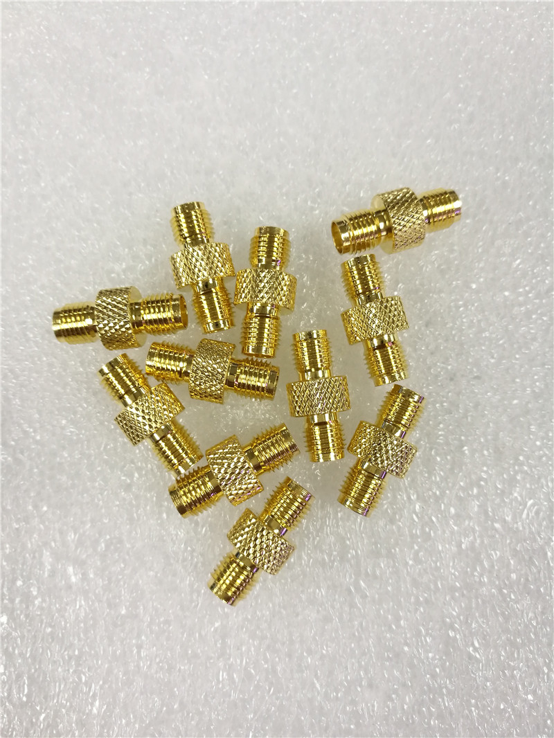 SMA SMA-KK female-to-female adapter SMA female head external thread inner hole SMA female straight-through head 50 Euro double female head