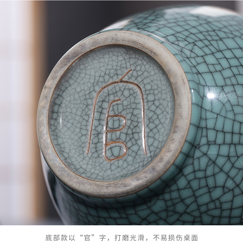 Imitation of classical jingdezhen ceramics up on vase furnishing articles sitting room flower arranging rich ancient frame of Chinese style household ornaments
