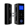 Anchengtai Glass Door Password Lock Office Double-Open Single Door Double Door Framed Electronic Fingerprint Company Smart Door Lock
