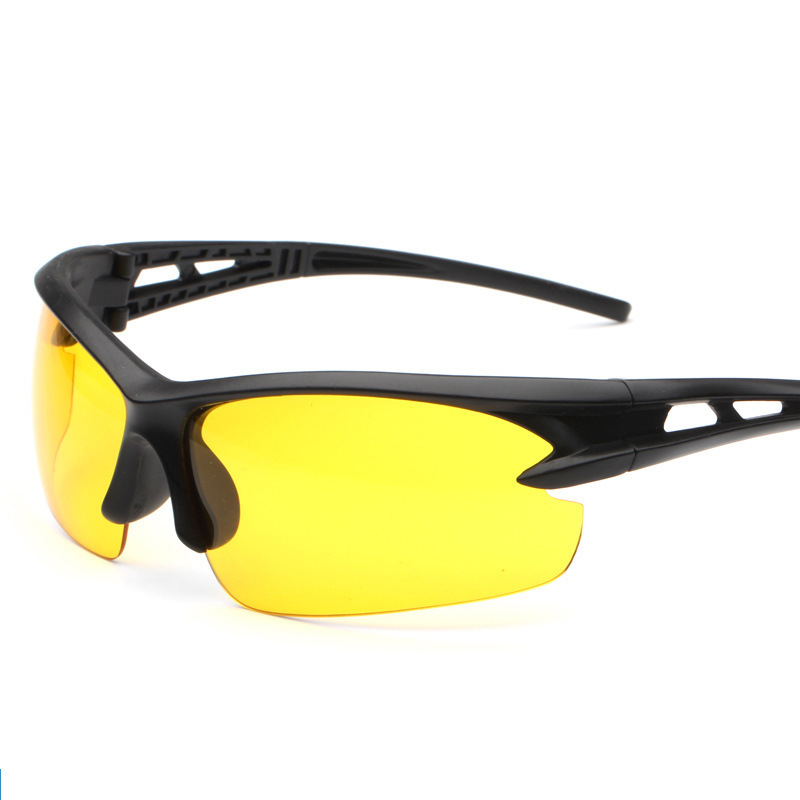 Anti-spotlight glasses driver driving eyes at night with boot-car anti-sglaring eye riding glasses yellow