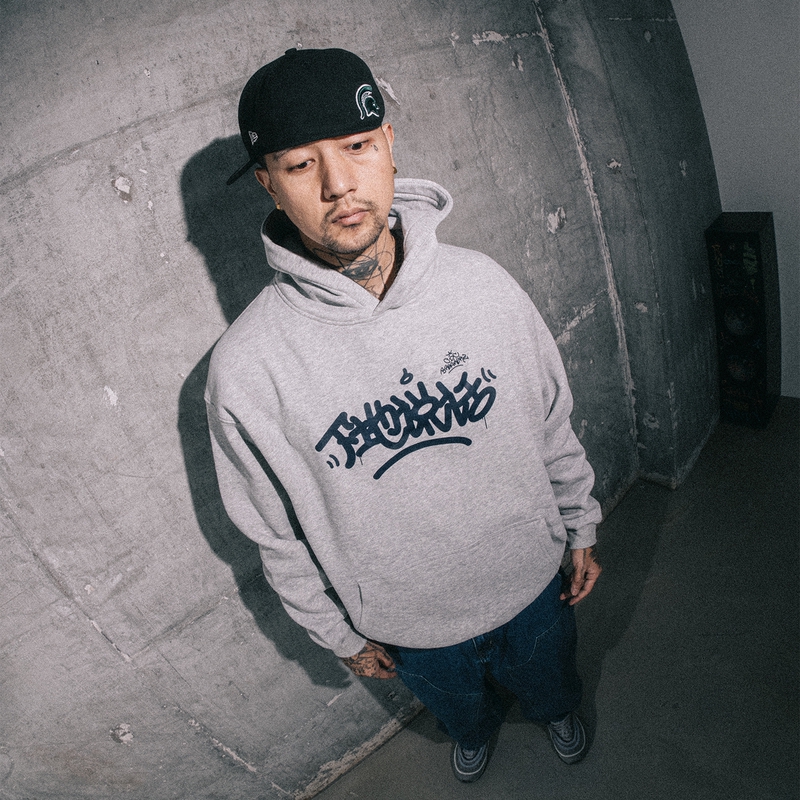 Fcp Skateco.Xcdcbreakerz Collaboration "Speak on the Ground" American Street Skateboard Hip-Hop Sweatshirt