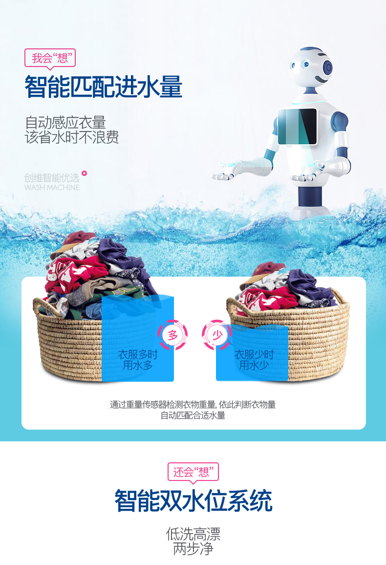 máy giặt lồng ngang Skyworth Skyworth T60L Bánh xe sóng 6kg tự động máy giặt gia đình mini khử nước nhỏ 5,5kg máy giặt lg fv1450s2b