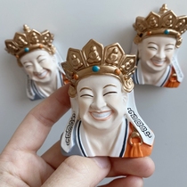 (4) plaisir créatif à blârer pour les bâtonnets de réfrigérateur Bodhisattva à la porte de décoration plaque de dongle magnétique sticker magnétique